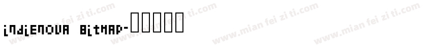 indienova bitmap字体转换